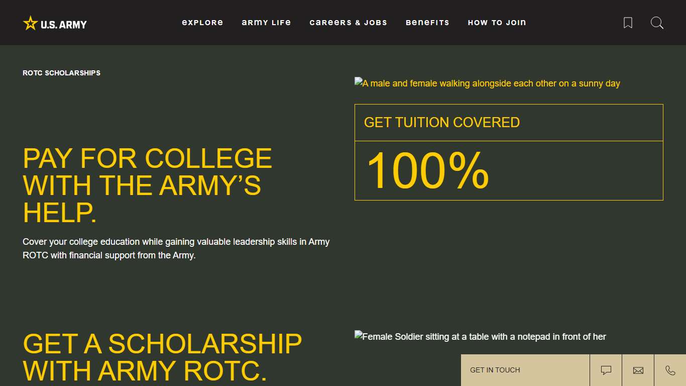 ROTC Scholarships | U.S. Army